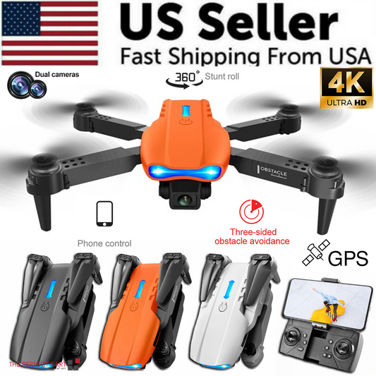 Drones Quadcopter 5G 4K GPS Drone X Pro with HD Dual Camera WiFi FPV