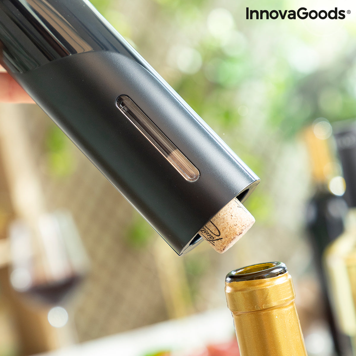 Electric Corkscrew with Accessories for Wine Corking InnovaGoods