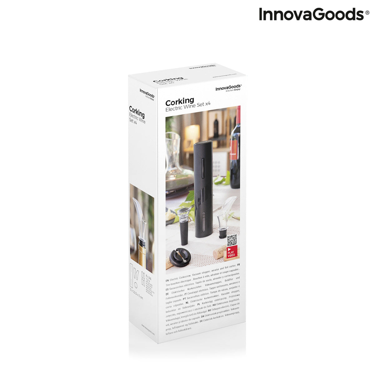 Electric Corkscrew with Accessories for Wine Corking InnovaGoods