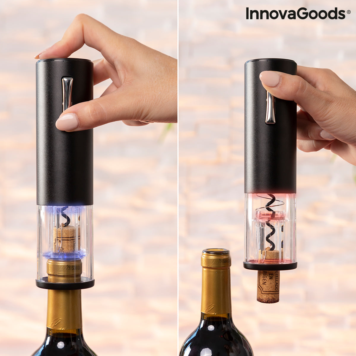 Rechargeable Electric Corkscrew with Accessories for Wine Corklux