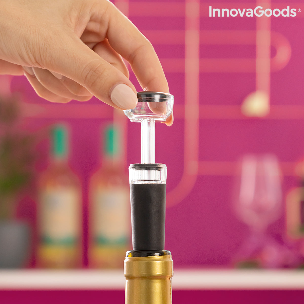 Rechargeable Electric Corkscrew with Accessories for Wine Corklux