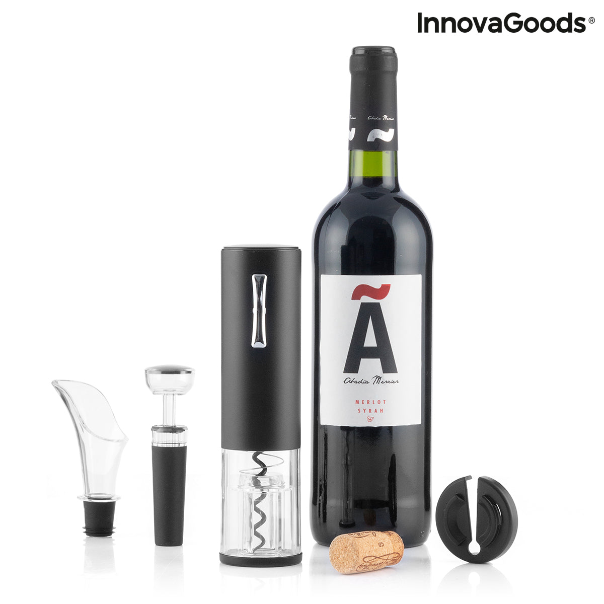 Rechargeable Electric Corkscrew with Accessories for Wine Corklux