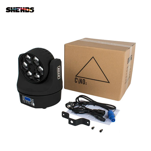 SHEHDS New Upgrade LED Beam+Wash 19x15W / 6x15W RGBW Zoom Lighting DXM