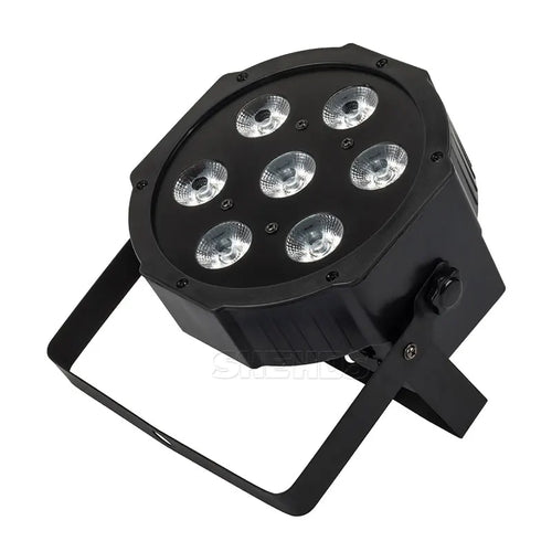 8pcs Hot Sell and Hight Quality Flat LED Par 7X12w/7X18W RGBW Stage