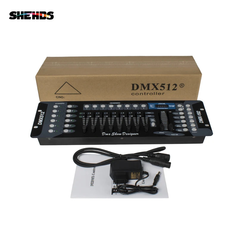 SHEHDS NEW 192 DMX Controller DJ Equipment DMX 512 Console Stage