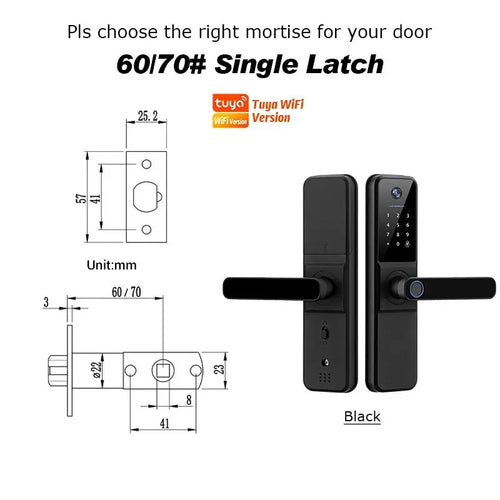 YRHAND H01 Fechadura Eletronica Tuya Wifi Digital Electronic Smart