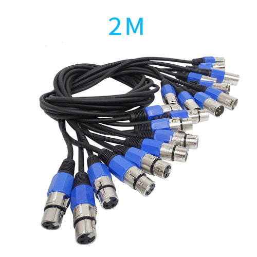 10pcs/batch 3 pin DMX cable stage DMX link line LED PAR stage light