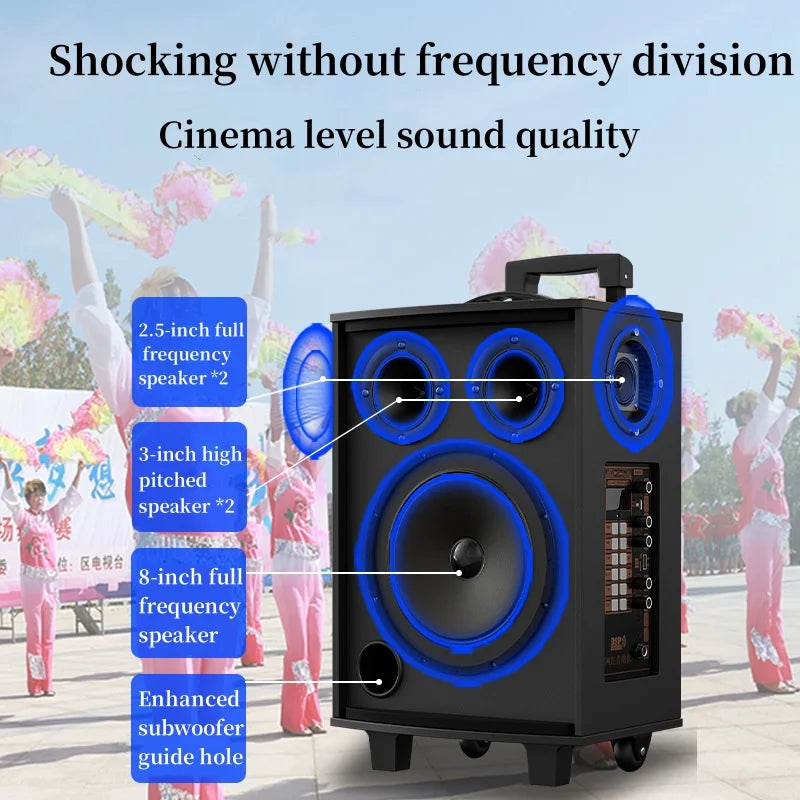 500W high-power subwoofer outdoor mobile Bluetooth speaker family