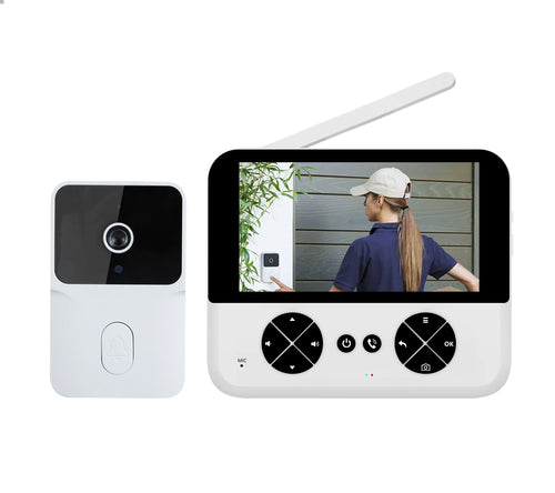 4.3 "video wireless electronic doorbell outdoor monitoring video tape