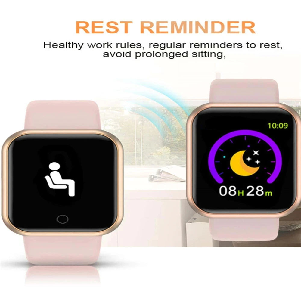 Smart Watch For Women Men Wristwatch Bluetooth Connected Phone Player