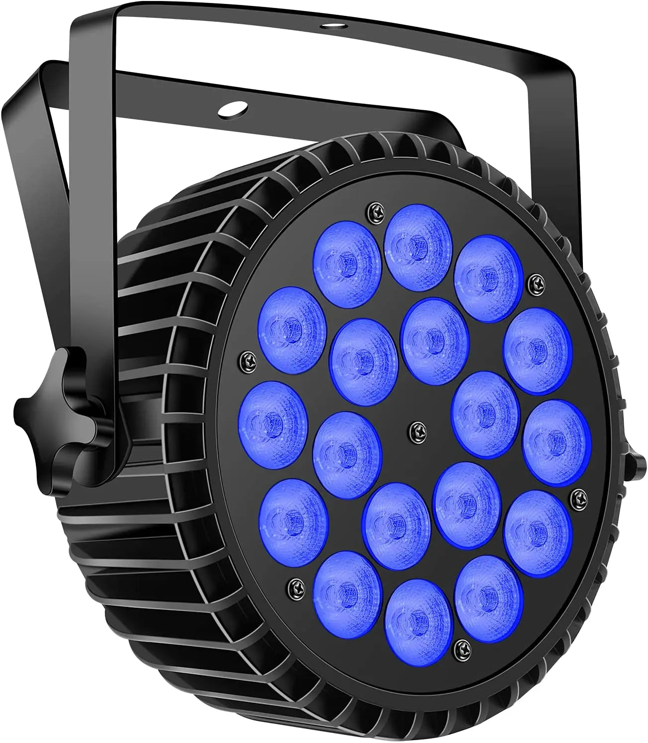 Aluminum Alloy LED Par 18x18W RGBWA+UV Lights 6in1 LED Lighting DMX512