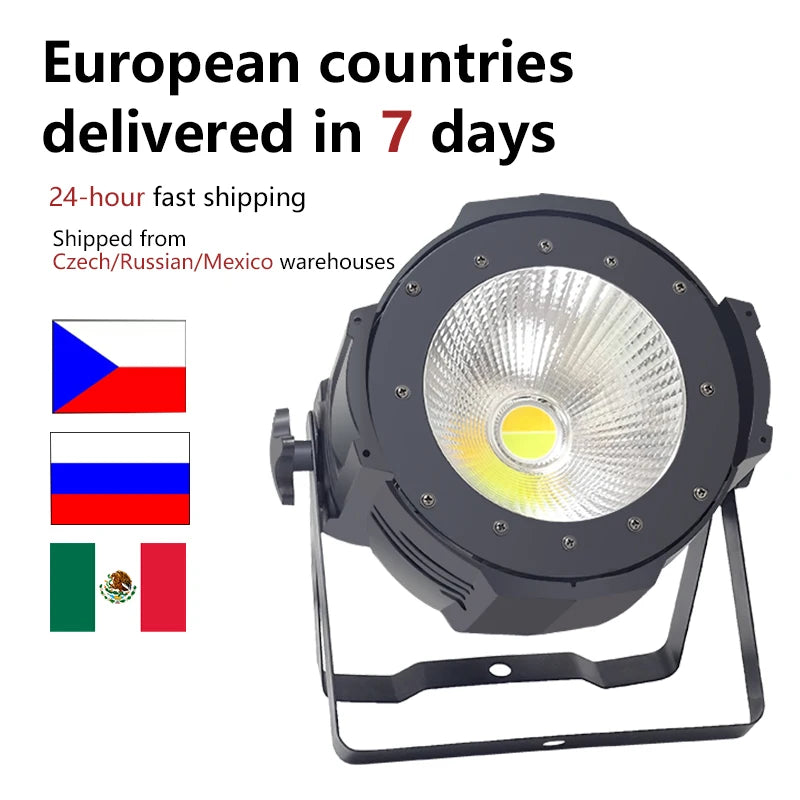 200W COB Stage Light Cool White/Warm White LED Par Light DMX Control