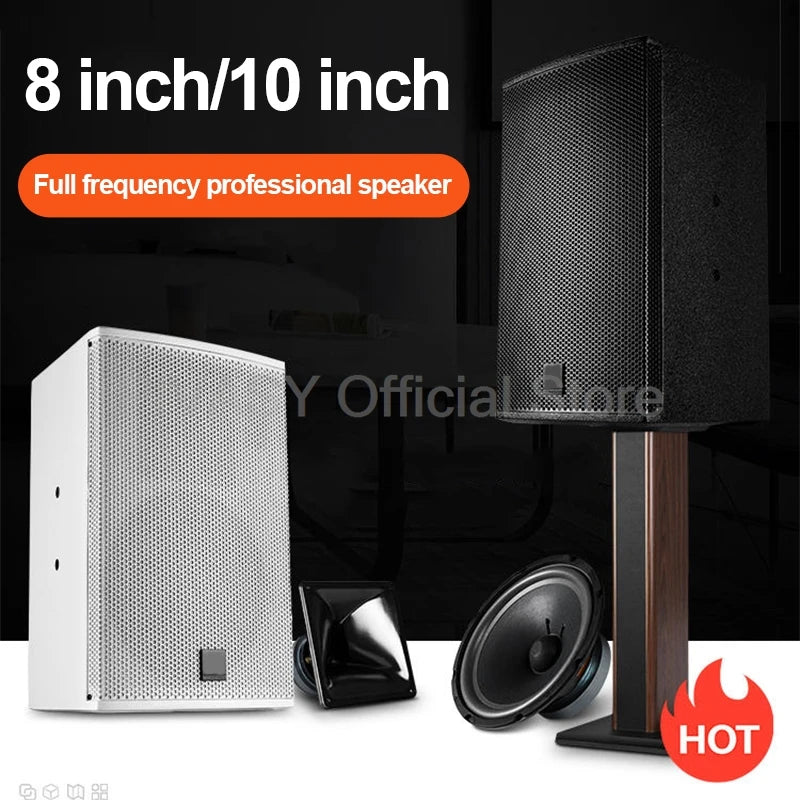 8/10 Inch High Power Bass Speaker KTV Home Card150/200W Full Frequency