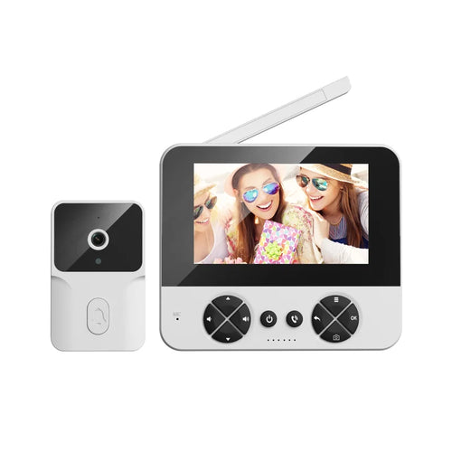 4.3 "video wireless electronic doorbell outdoor monitoring video tape