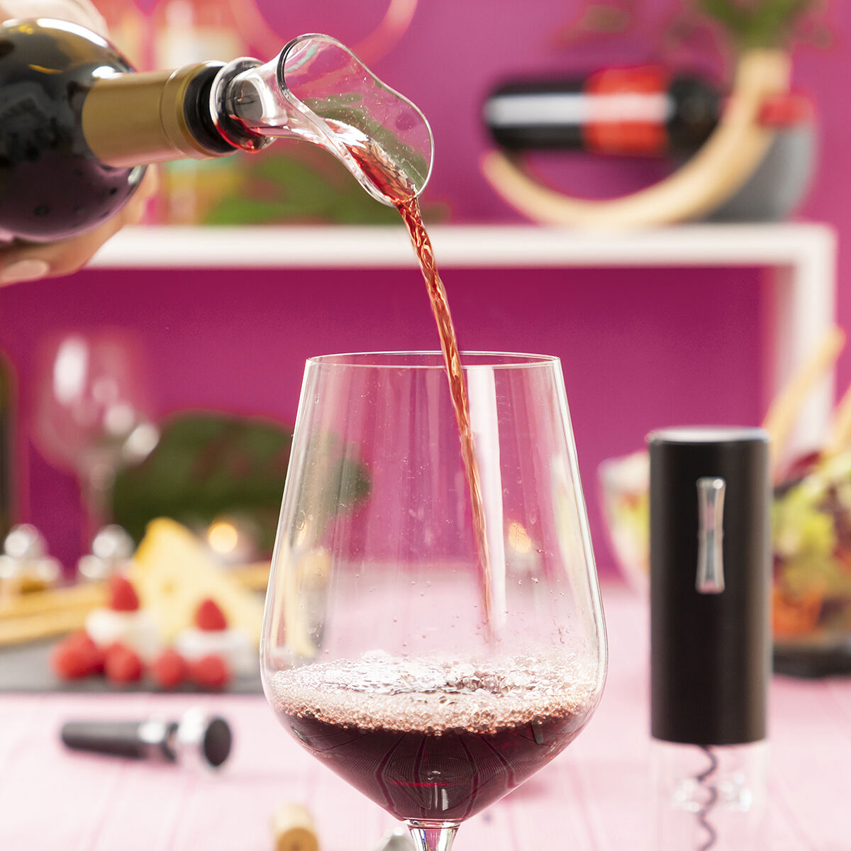 Rechargeable Electric Corkscrew with Accessories for Wine Corklux