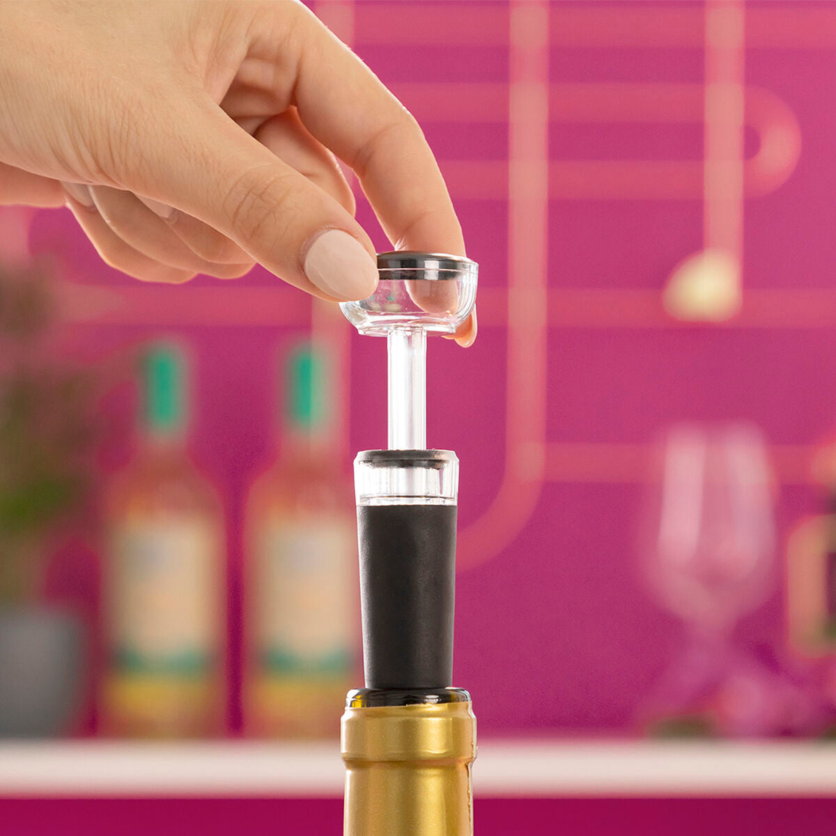 Rechargeable Electric Corkscrew with Accessories for Wine Corklux