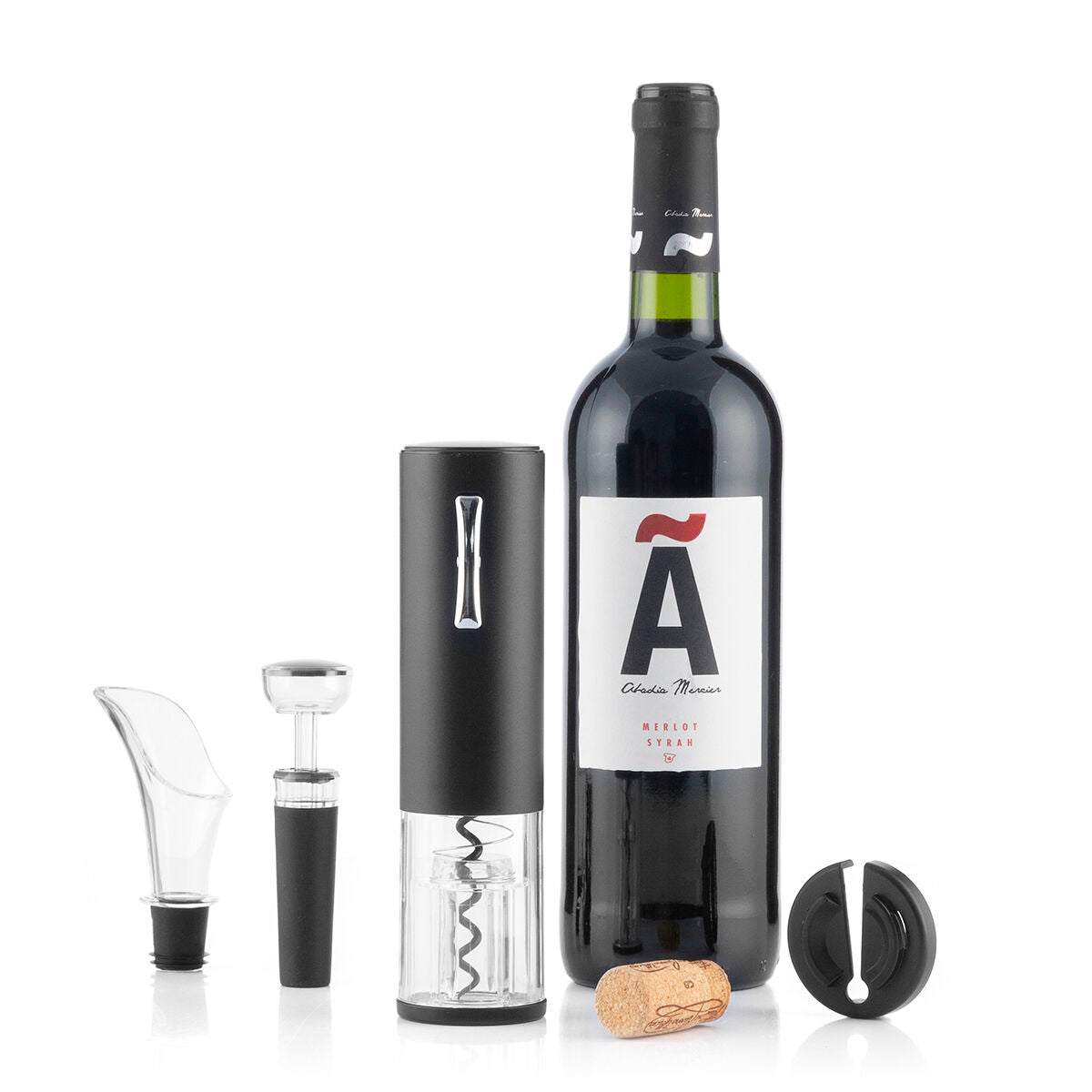 Rechargeable Electric Corkscrew with Accessories for Wine Corklux